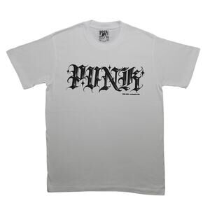 Punk Letras Los Angeles White 100% Cotton Short Sleeve White sz XL